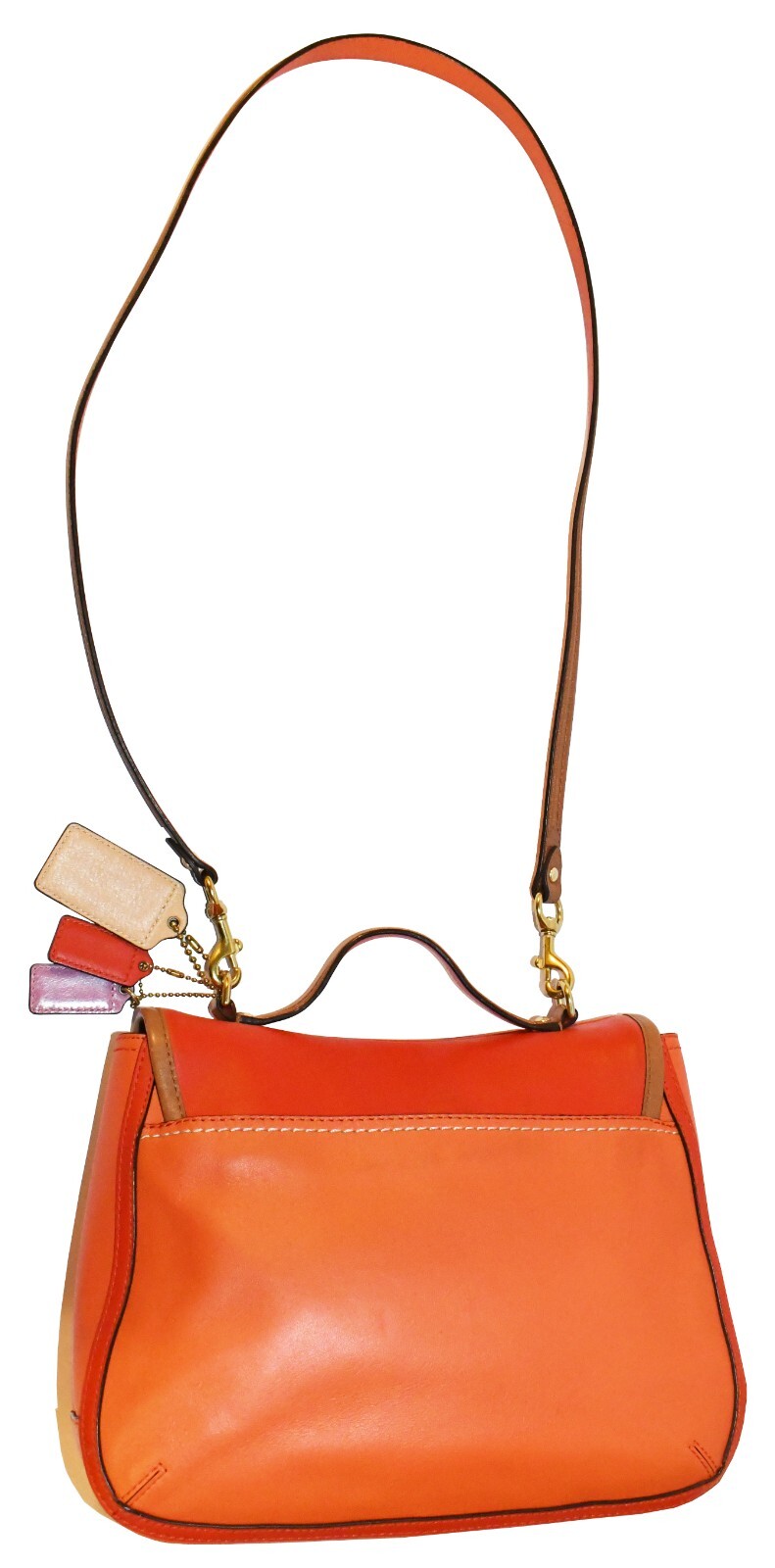 Coach Poppy Large Dylan Satchel Purse Handbag Shoulder Coach Poppy Large Dylan Satchel Purse Handbag Shoulder