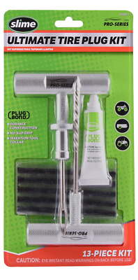 Slime Tire Plug Kit Pro Series, Ultimate Reamer Plugger Set - 20290 Tire Tools