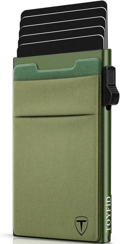 Slim Wallet for Men - Pop up Card Holder Wallet,Minimalist Business Wallet,Credi