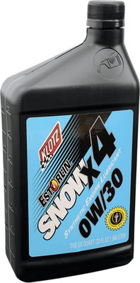 Klotz Oil X4 Snow Oil 0W-30 - 1 Quart for 4-Stroke Snowmobile Engines (Part KE83