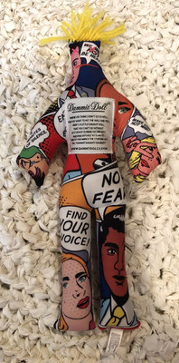 NWOT DAMMIT DOLL Time is Up Me Too 6 Minutes of Silence No Fear 2018 FREE SHIP