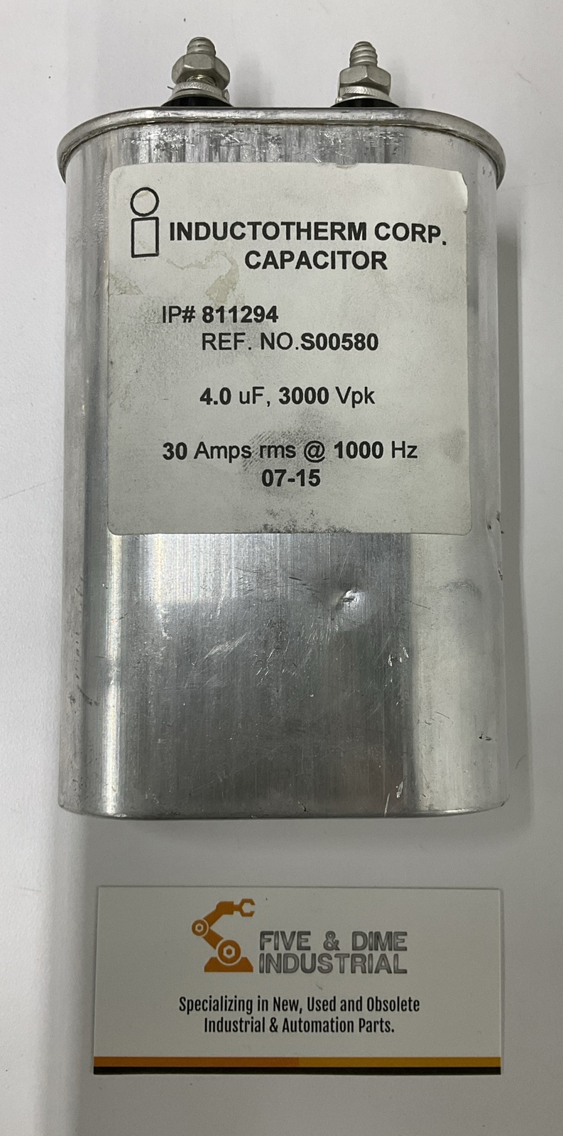 Inductotherm Corp. IP#811294 Capacitor 4.0 µF 3000 VPK | eBay