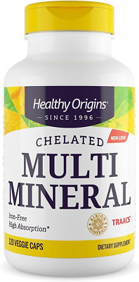 Chelated Multi Mineral - Chelated Trace Minerals Supplement with Selenium, Iodin