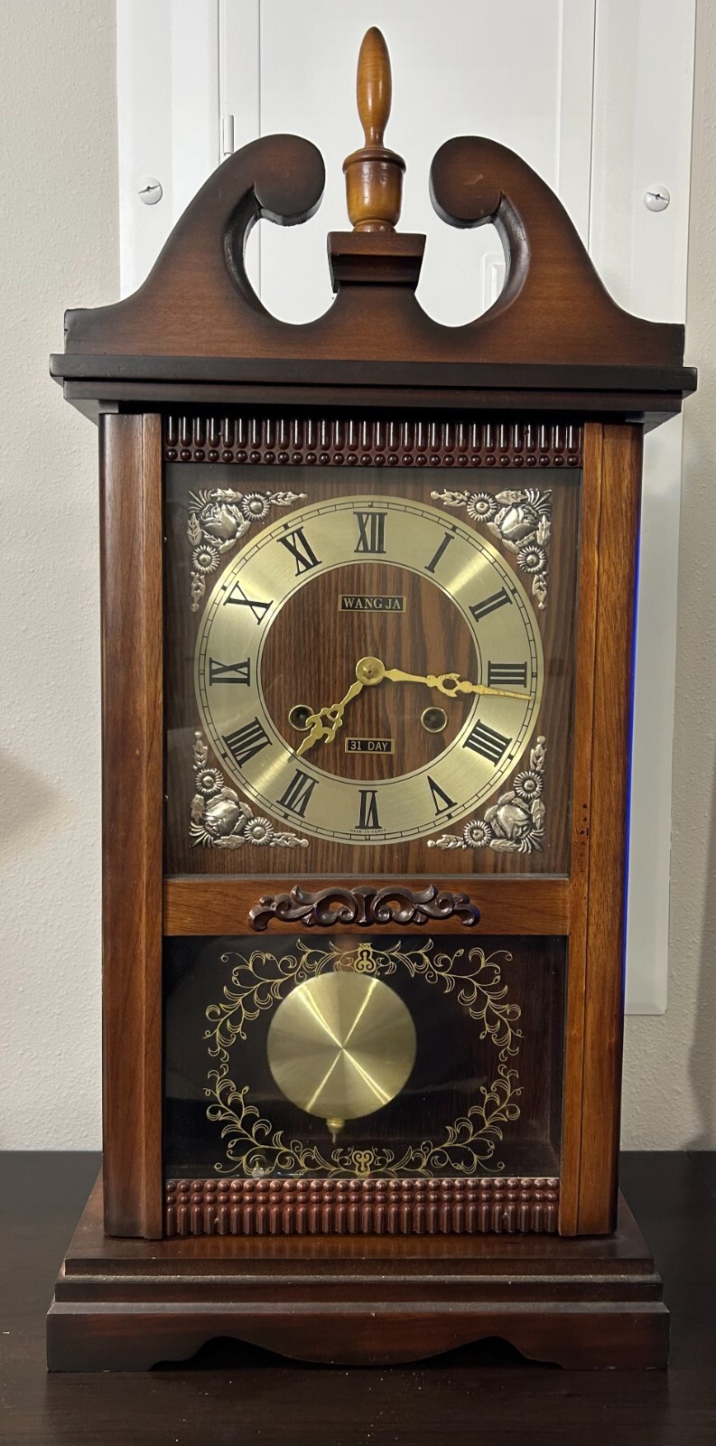 Wang Ja Striking Wall Clock (Made in Korea) Chimes and