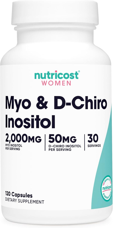 Myo Inositol & D-Chiro Inositol for Women 2000Mg, 120 Capsules, Myo &