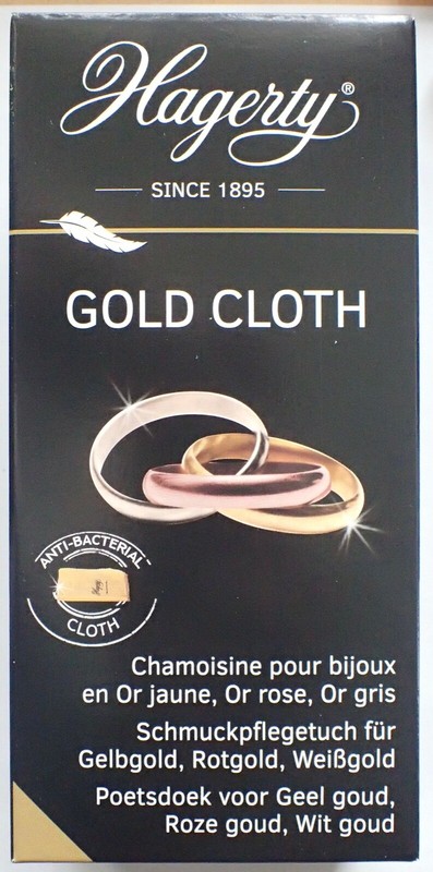 Hagerty Gold Cloth Chiffon Pour Nettoyer Et Faire Briller L'Or