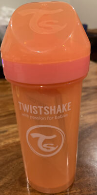 Twistshake Crawler Cup 300ml / 10oz 8+m Peach Color Baby Bottle