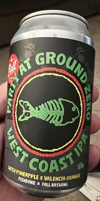 Fishbone - party at ground zero - Official Fall Can - New Unused - Not Cd Vinyl