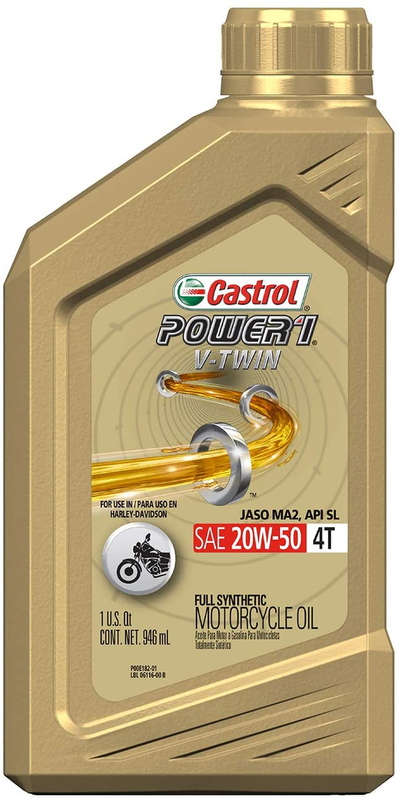 Castrol 159AE1 06080 Power RS V-Twin 20W-50 4-Stroke Motorcy