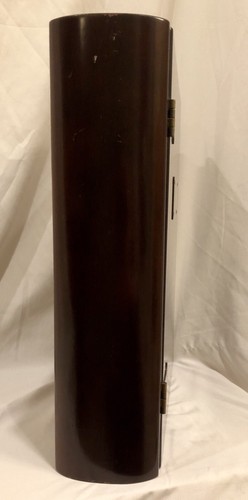 Large Wooden Faux Book Keepsake Box with Gold Plate for Engraving