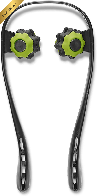 Trigger Point Performance Neck Tension Roller, Ergonomic Handle, Black