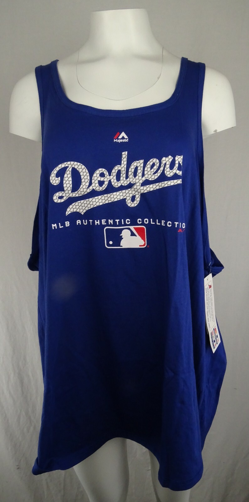 Los Angeles Dodgers MLB Majestic Plus-Size Women's Graphic Tank