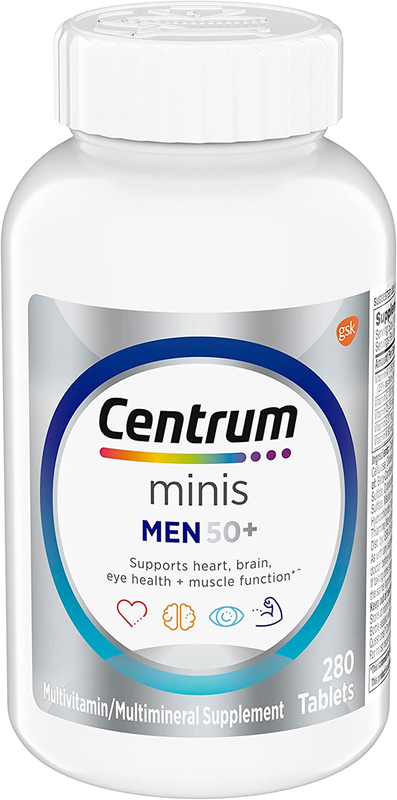 Centrum Minis Silver Multivitamin for Men 50 Plus, Multivitamin/Multimineral Sup