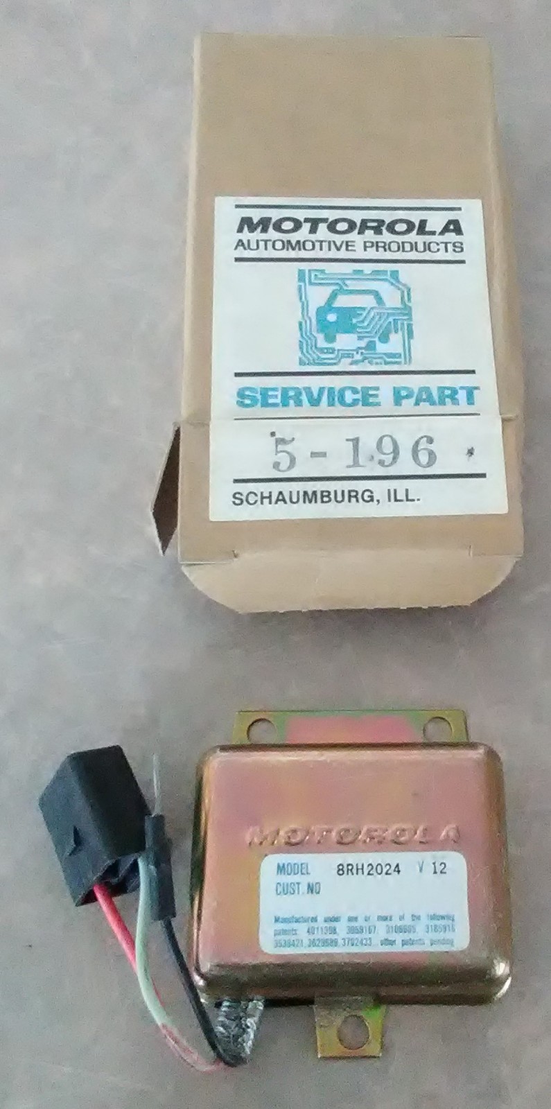 New Motorola Alternator Voltage Regulator 12v 12 Volt Fc Bluebird