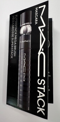 MAC Stack Mascara Superstack Mega Brush Black Mascara .1 oz./ 3 ml NEW Mini Size