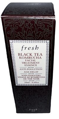 Fresh Black Tea Kombucha Facial Treatment Essence (20mL0.6 Oz) NIB (Travel Size)