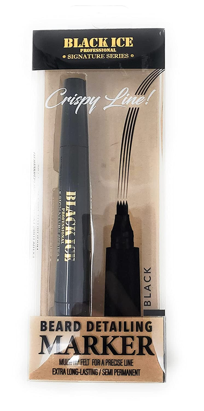 Professional Beard Detailing Marker Black