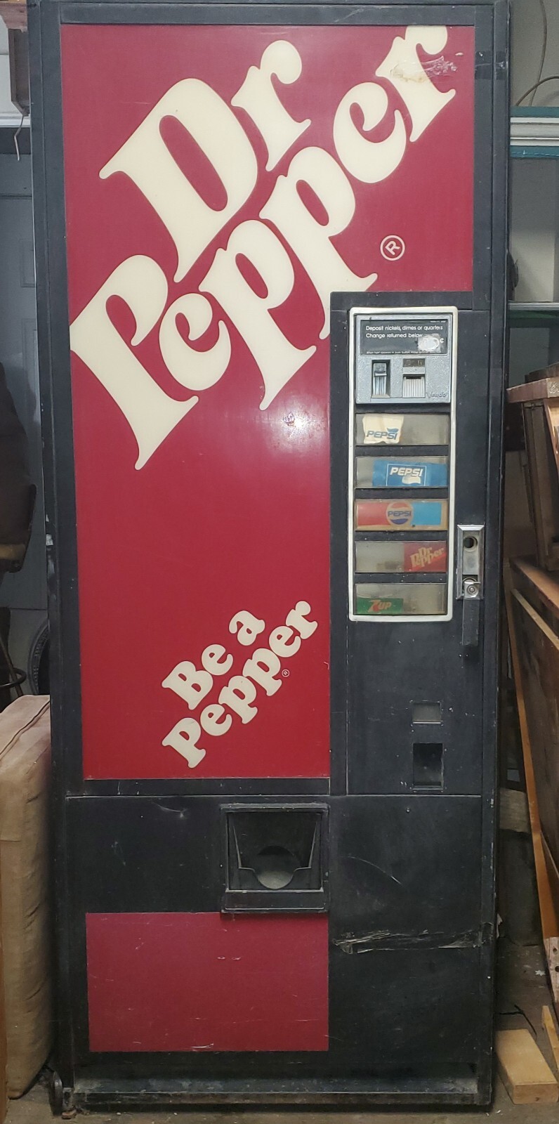 専用です。 Dr Pepper ビンテージマシーン看板 Dr Pepper ビンテージ