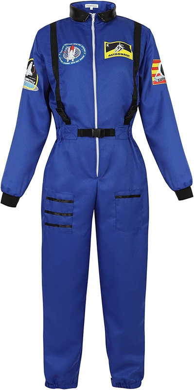 Womens Astronaut Costume Adult Space Suit (Same Day - Fast 🆓 Shipping 🎁📦🚀)