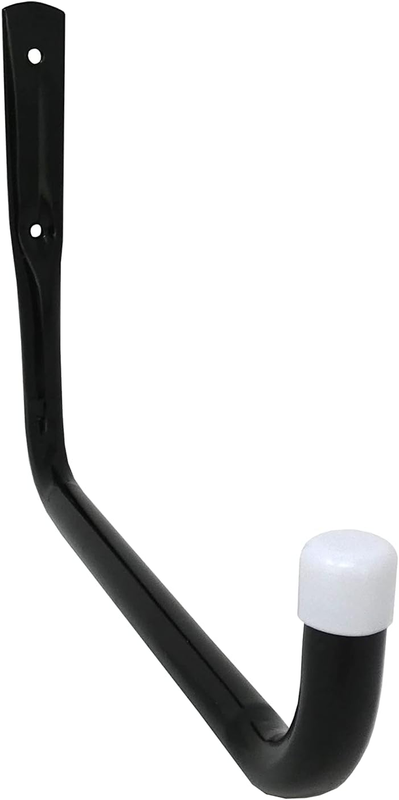 8091E Heavy Duty Steel 10-Inch Garage Storage Utility Hooks, 4 Pack, Black