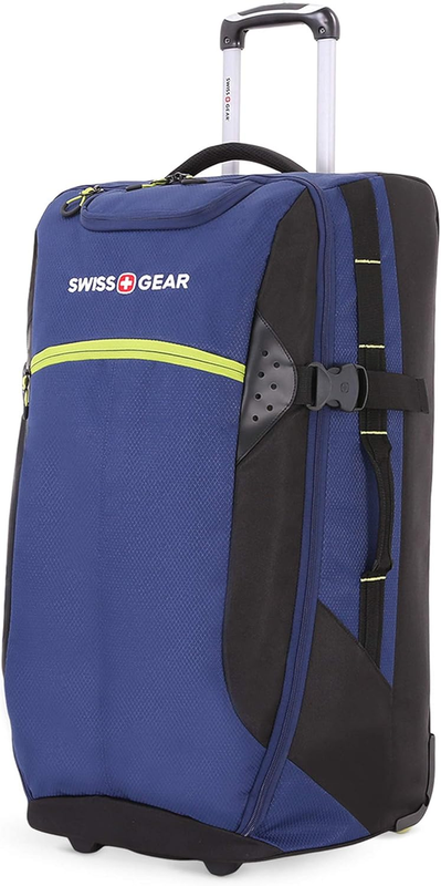 Extra Large Lightweight Rolling Duffel, Blue/Green, One Size