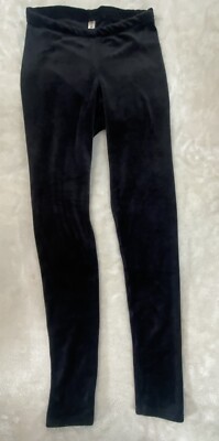Felina Leggings Black Size Small Velvety Velour Super Soft