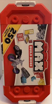 Max build more building bricks Accessories and Wheels value set (250 pieces) N10