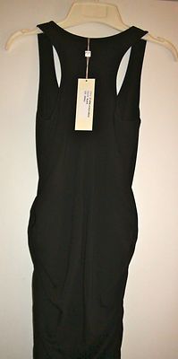 Pre-owned Ronny Kobo Black Ayala Racer Back Sleeveless Maxi Bodycon Dress Size Small
