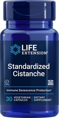 Life Extension Стандартизированный Cistanche 30 VegCap