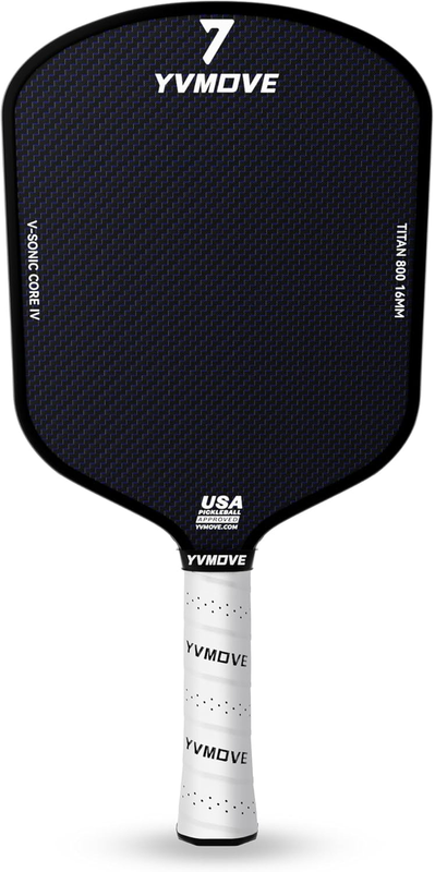Advanced Pickleball Paddles | Ti-Carbon Face | Large Sweet Spot