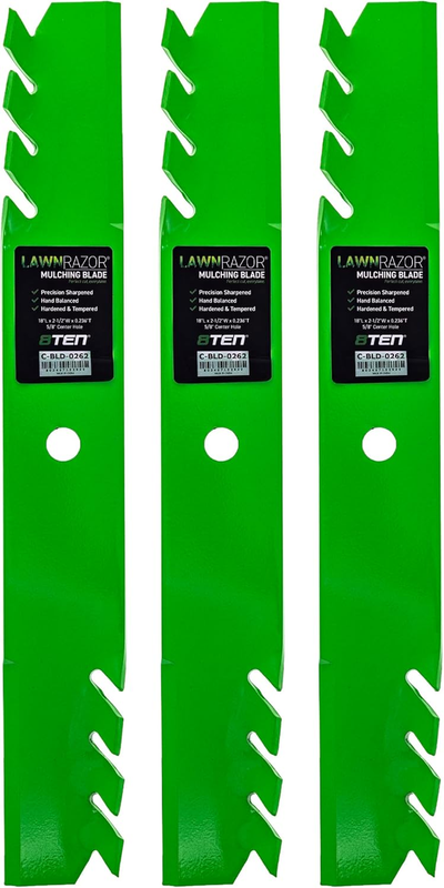 3 Pack Lawnrazor Blade Set for Toro Z Master Z500 Z400 52 Inch Deck 105-7796-03