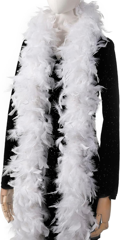 Feather Boa 2 Yards LED Party Costume Decor Bulk 45G Scarf