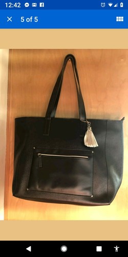 Bath & Body Works BLACK FRIDAY TOTE BLACK LARGE No Products NWT
