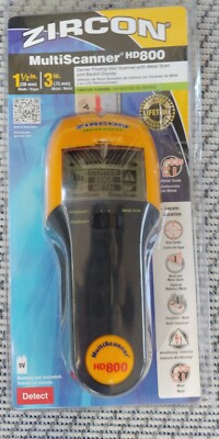 Zircon MultiScanner HD800 1 Step Multi-Function Wall Scanner Stud Finder