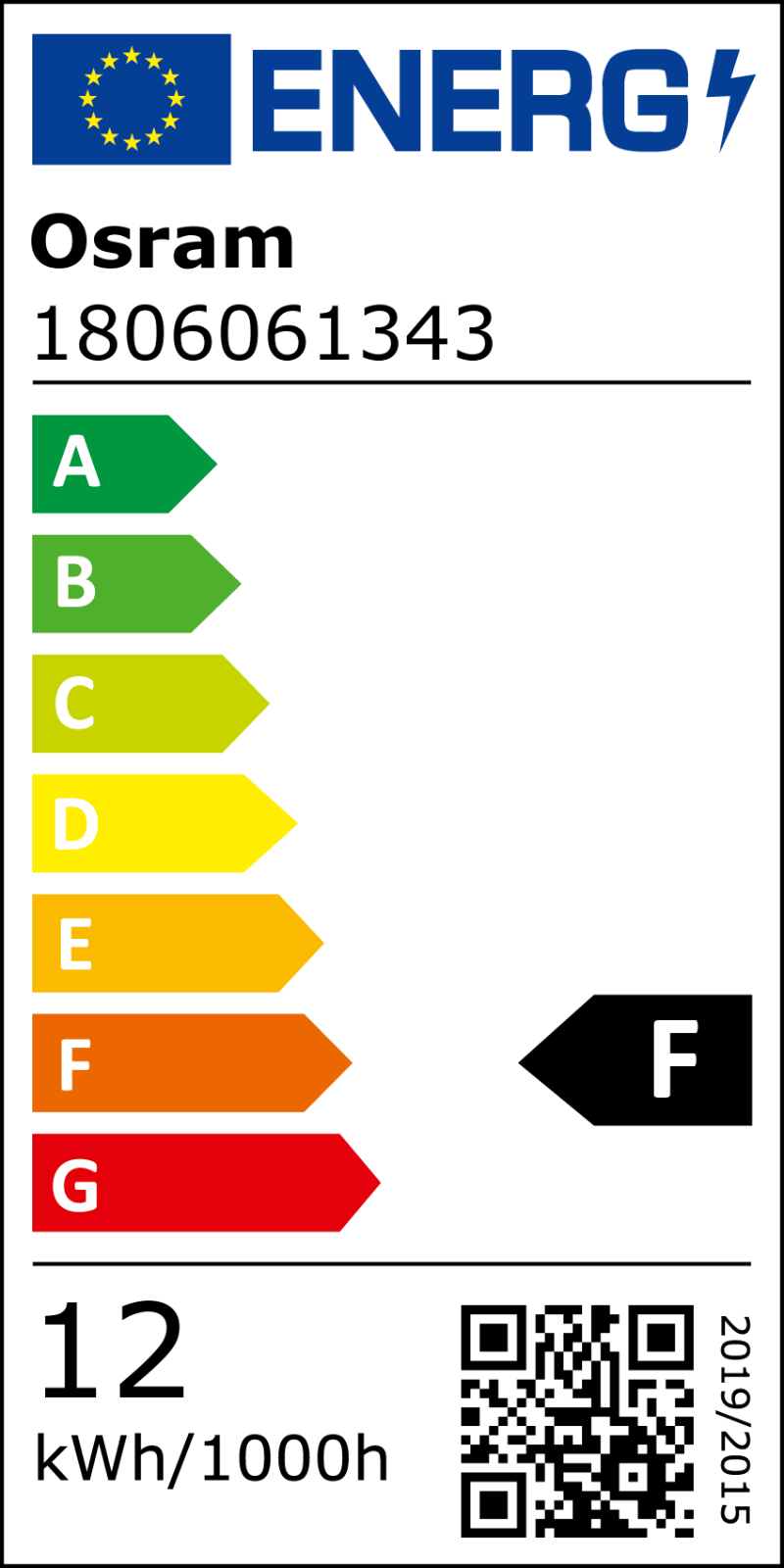 Efficienza energetica:F