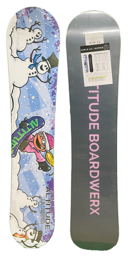 GIRLS' ALTITUDE LIL RIPPER BEGINNER SNOWBOARD 80CM-130CM + BINDINGS PACKAGE