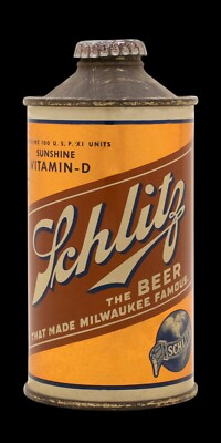 Schlitz Beer of Milwaukee, Wisconsin NEW Sign: 12x24'' USA STEEL XL- 3 LBS