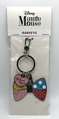 NEW Harveys x Disney Minnie Mouse Lots Of Dots Key Charm (Keychain)