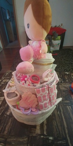 Princess Diaper Cake