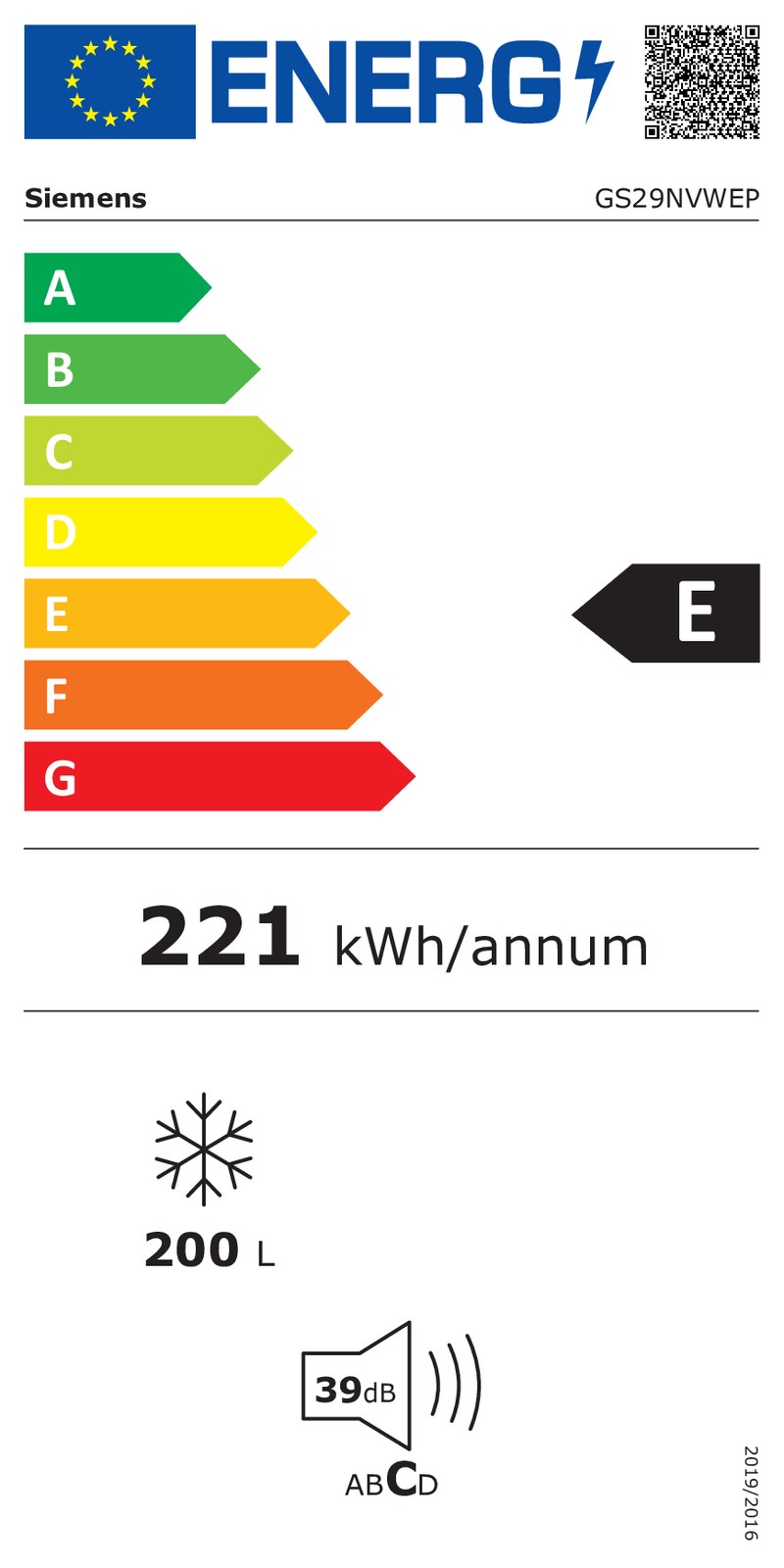 EEK:E Energieeffizienz E