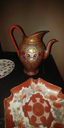 ROYAL VIENNA LARGE SIZED LOT OF IMARI INSPIRED ITEMS BLUE BEE HIVE M,ARK