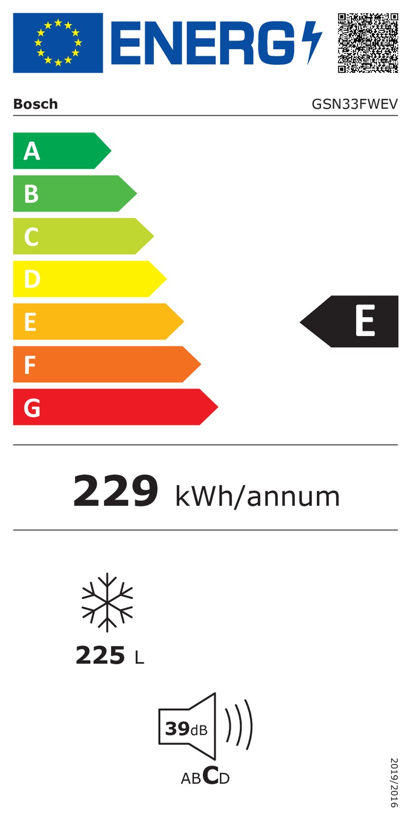 EEK:E Energieeffizienz E