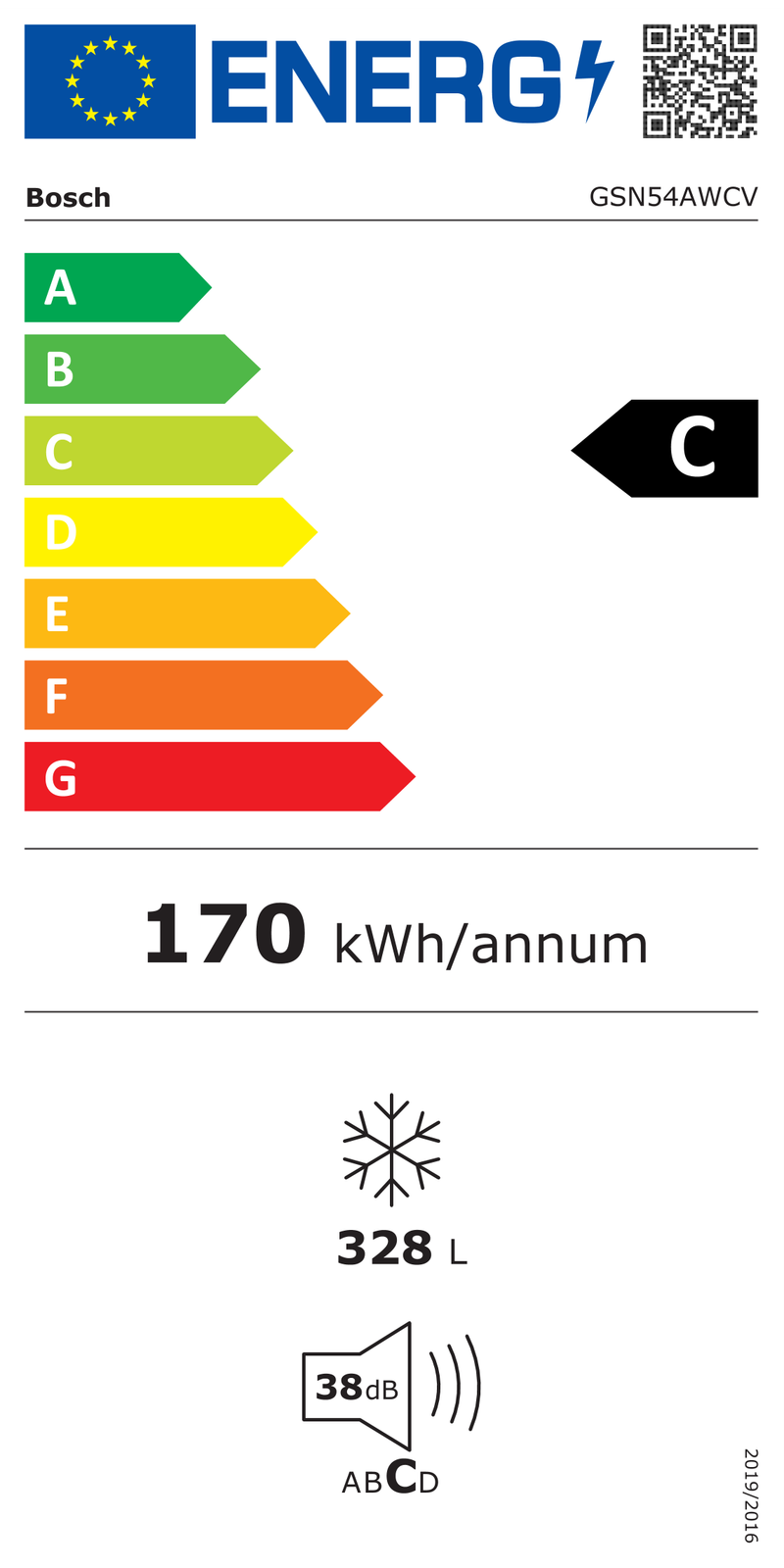 EEK:C Energieeffizienzklasse C
