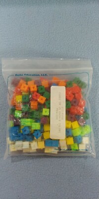 200 PCS INTERLOCKING CENTIMETER COUNTING CUBES 8 COLORS TEACHER SUPPLIES MATH 