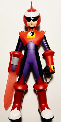 Mega Man NT Warrior Protoman 10'' Action Figure (Mattel, 2004) RARE Blues .EXE