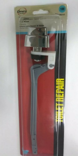 DANCO Push Button Square Toilet Handle In Chrome Side Mount 88368 Tank Lever New