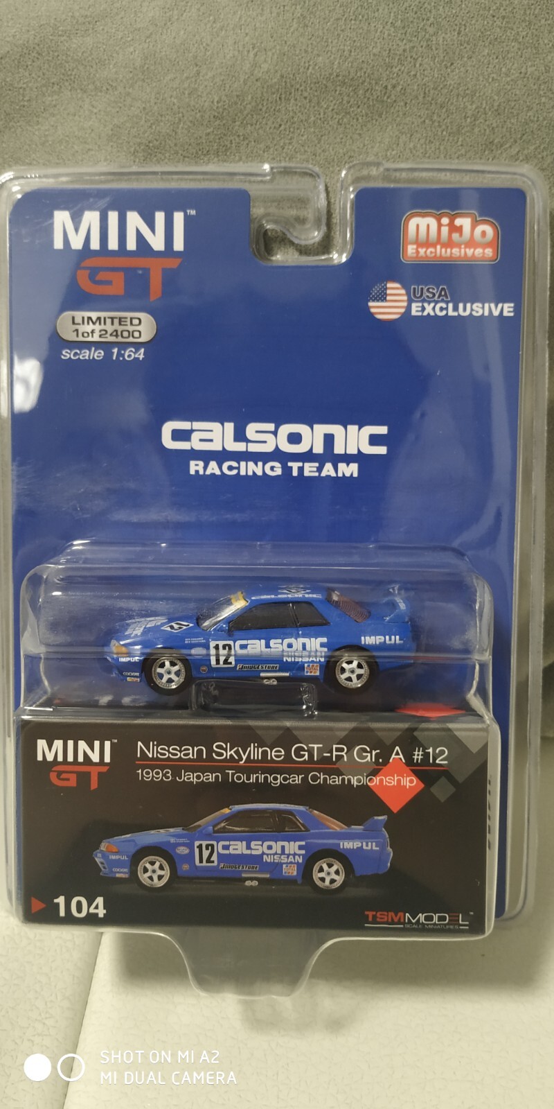 ＭＩＮＩGT カルソニックスカイライン MINI GTの1/64R32カルソニックスカイラインGT-RとHKSのグループA