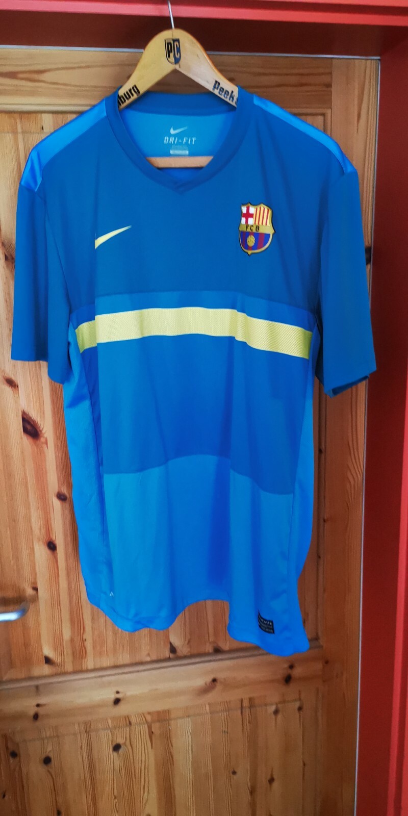 NIKE Barcelona Aufwärmtrikot Trainingstrikot Trikot Gr. XL