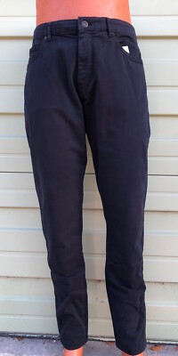 NEW ZARA MAN NAVY BLUE BASIC SLIM FIT CHINO TROUSERS PANTS SIZE 31  X 31 #6555
