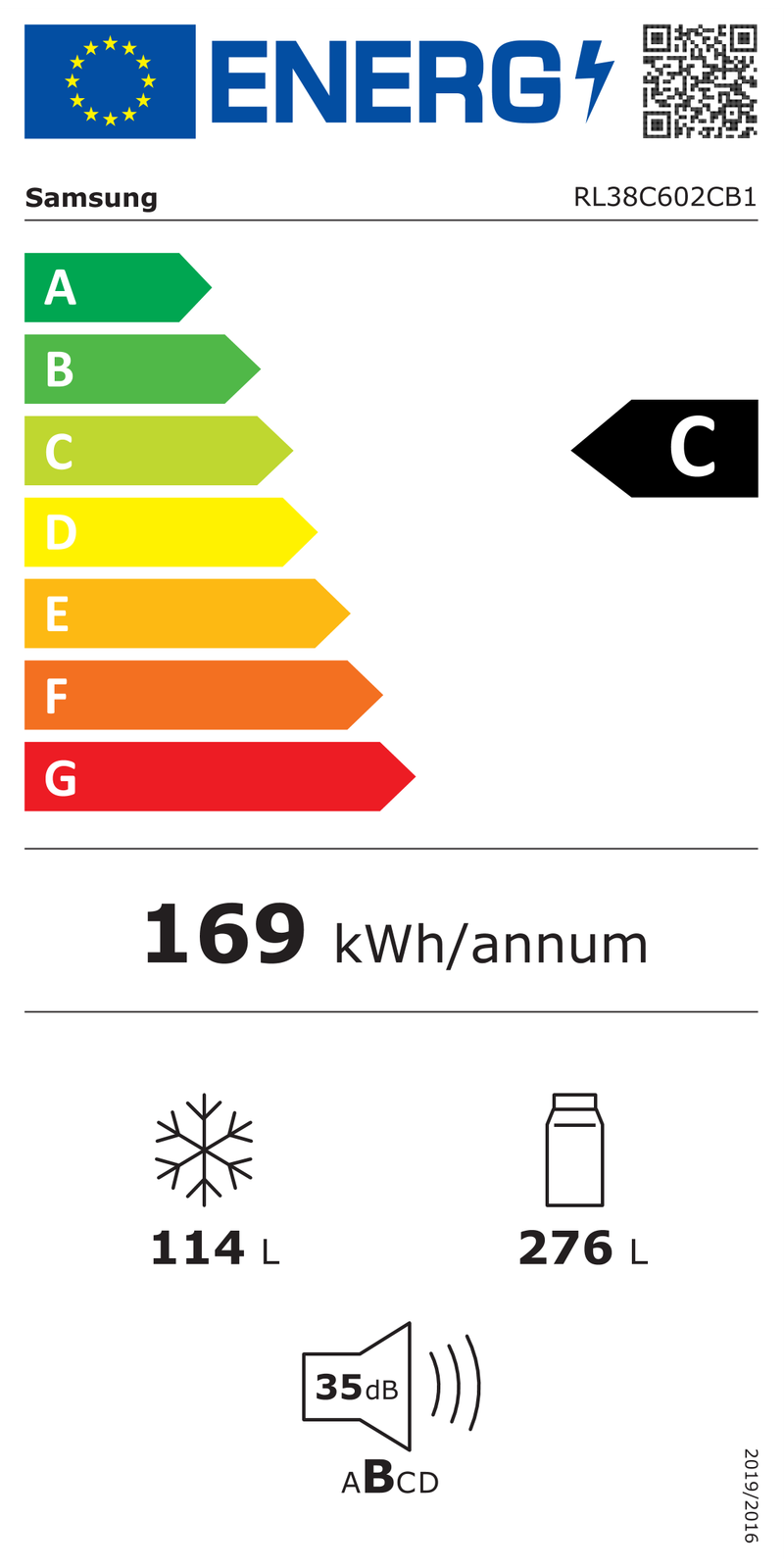 EEK:C Energieeffizienzklasse C